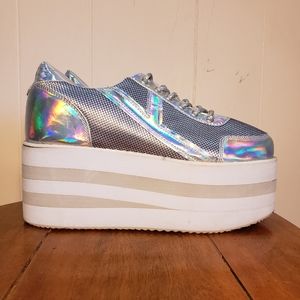 YRU Platform Sneakers